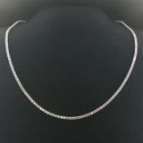 Brand New 6.5cttw Natural Diamond Tennis Necklace in 14k Gold