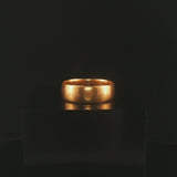 18k Yellow Gold 3.9g Vintage Solid 5.5mm Band Ring Size 7.5