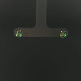 14k Yellow Gold and Pear Cut Tsavorite Stud Earrings