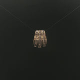 14k Yellow Gold and 1cttw Round and Baguette Diamond Slide Pendant