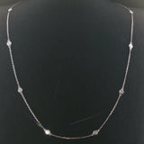 Brand New 0.65cttw Natural Diamonds by the Yard Necklace in 14k Gold