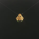 David Yurman 18k Yellow Gold and Peridot Pendant