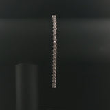 14k White Gold and 1cttw Diamond Vintage S Link Tennis Bracelet 8"