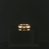 Antique 18k Yellow Gold 5.2g Solid Polished 3.5mm Ladies Band Ring Size 5.5