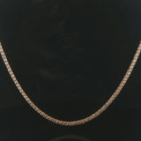 Brand New 7cttw Natural Diamond Tennis Necklace in 14k Yellow Gold