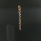 14k Yellow Gold and 2cttw Diamond S Link Vintage Tennis Bracelet 7.25"