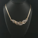 14k Yellow Gold and 1.50cttw Diamond Pendant Herringbone Link Necklace Italy 18"