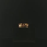 18k Yellow Gold 2.5g Solid Squared Vintage Band Ring Size 10