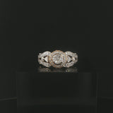 18k White and Yellow Gold 1cttw Diamond Vintage Ring Size 7.25