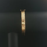 Roberto Coin 18k Yellow Gold 29g Vintage Solid Diamond Bangle Bracelet Italy 7"