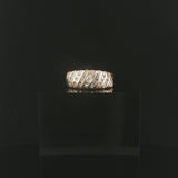 14k Yellow Gold and 0.50cttw Diamond Vintage Ladies Band Ring Size 7.25