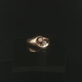 14k Yellow Gold 0.30cttw Two Diamond Fancy Ring Size 7.5