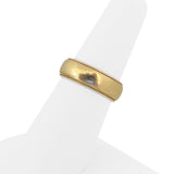 Tiffany & Co. 18k Yellow Gold 8.2g Ladies 6mm Milgrain Edge Band Ring Size 6