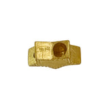 24k Pure Yellow Gold 1.2g Beaded Star Slide Charm