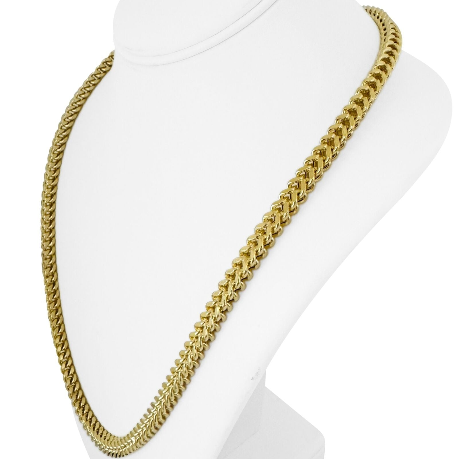 10K Yellow Gold 6mm Rope Chain Necklace 6mm / 28 Inches