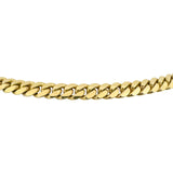 14k Yellow Gold 84.7g Solid Heavy 7mm Cuban Link Chain Necklace 22"