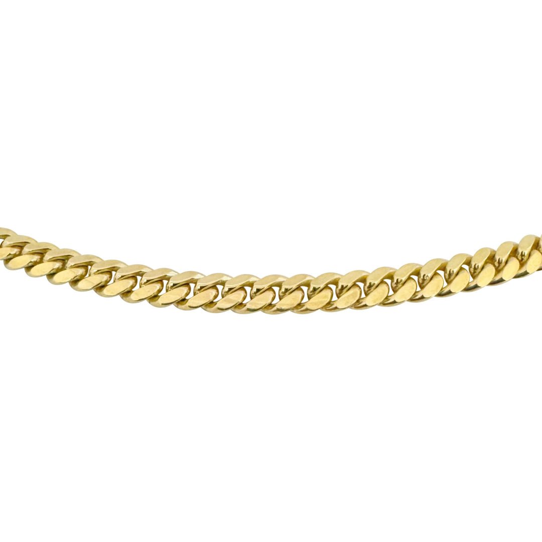 10k Yellow Gold 51.4g Solid Heavy 5mm Men's Cuban Link Chain Necklace 28"