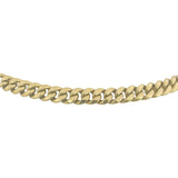 10k Yellow Gold 37.4g Hollow Polished 7.5mm Miami Cuban Link Chain Necklace 26"