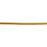 22k Yellow Gold 40.3g Solid Heavy 3.5mm Squared Franco Link Chain Necklace 22"