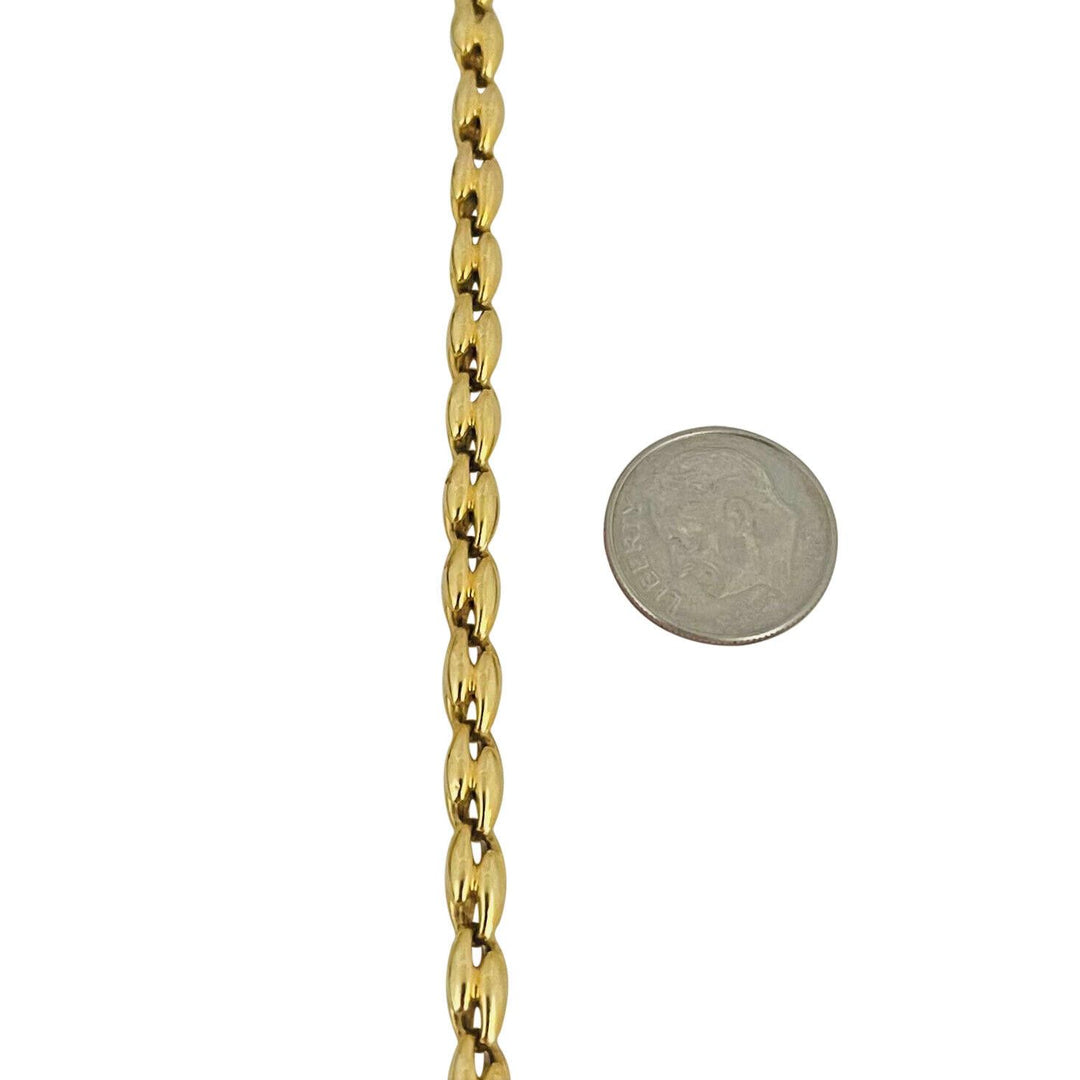 Chimento 18 Karat Yellow Gold Ladies Fancy Link Bracelet Italy