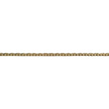 14k Yellow Gold 17g QVC Imperial Gold 5mm Beaded Mirror Bar Necklace Mexico 17"