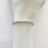 Brand New 8cttw Diamond and 14k White Gold Tennis Bracelet 7"
