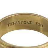 Tiffany & Co. 18k Yellow Gold 8.2g Ladies 6mm Milgrain Edge Band Ring Size 6
