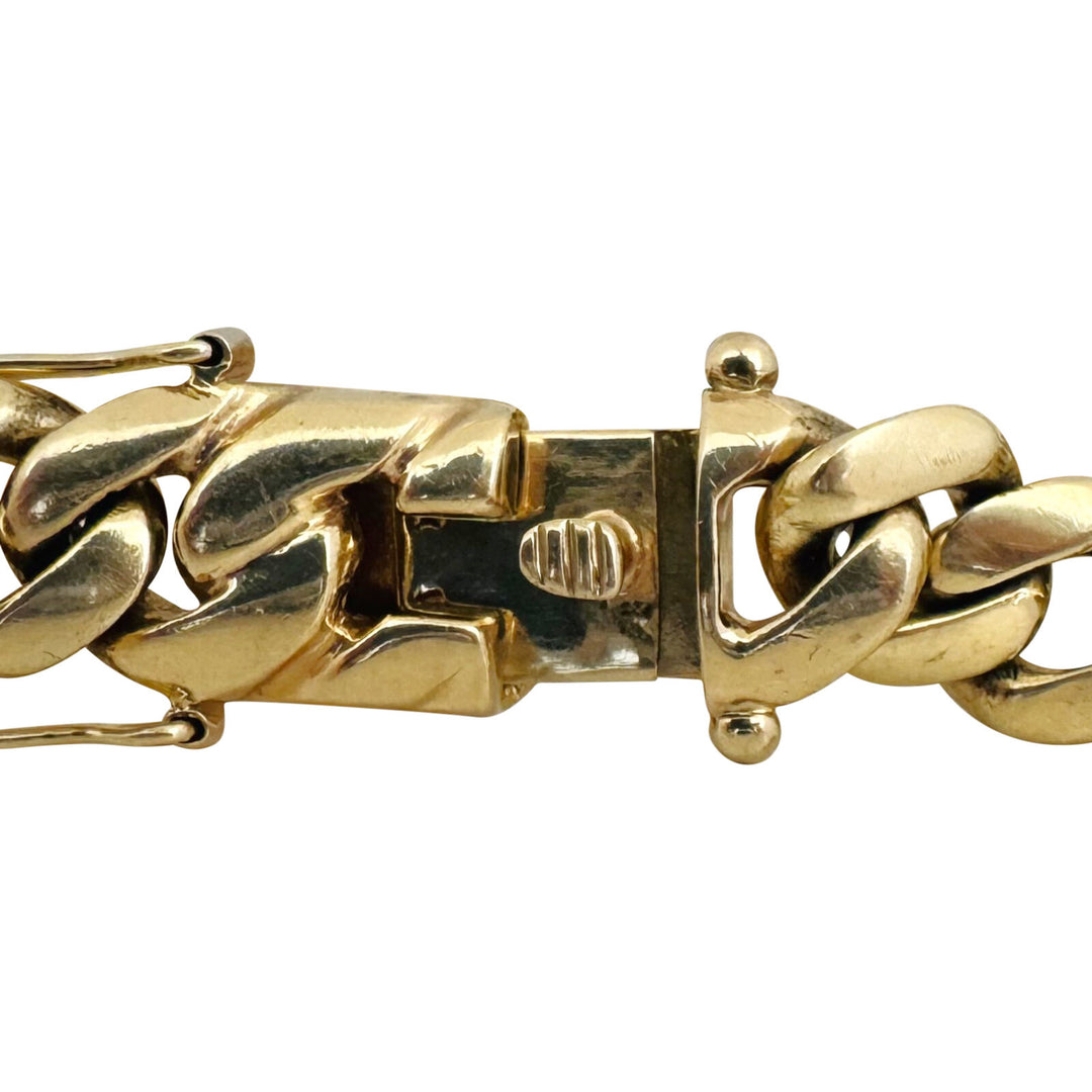 14k Yellow Gold 147g Solid Very Heavy 15mm Men's Miami Cuban Link Bracelet 8.5"
