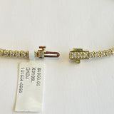 Brand New 14k Yellow Gold and 2cttw Diamond Tennis Bracelet 7.25"