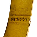 22k Yellow Gold Solid Ladies 8mm Fancy Beaded Bangle Bracelet