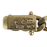 18k Yellow Gold 24.5g Solid Ladies 5.5mm Vintage Fancy Curb Link Bracelet 7.5"