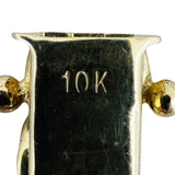 10k Yellow Gold 13.5g Hollow Polished 7.5mm Men's Cuban Link Bracelet 8.25"