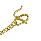 24k Pure Yellow Gold 15g Solid Thin 2.5mm Curb Link Chain Necklace 18"