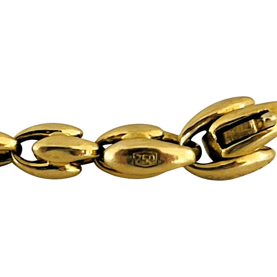 Chimento 18 Karat Yellow Gold Ladies Fancy Link Bracelet Italy