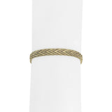 14k Yellow Gold 15.4g Solid Ladies 7mm Beaded Mirror Bar Link Bracelet 7"