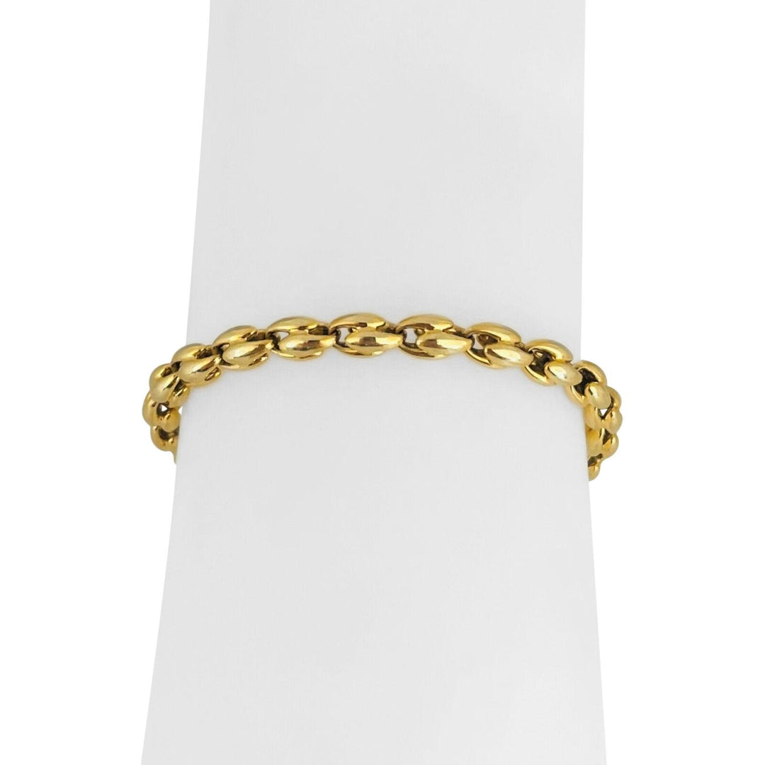 Chimento 18 Karat Yellow Gold Ladies Fancy Link Bracelet Italy