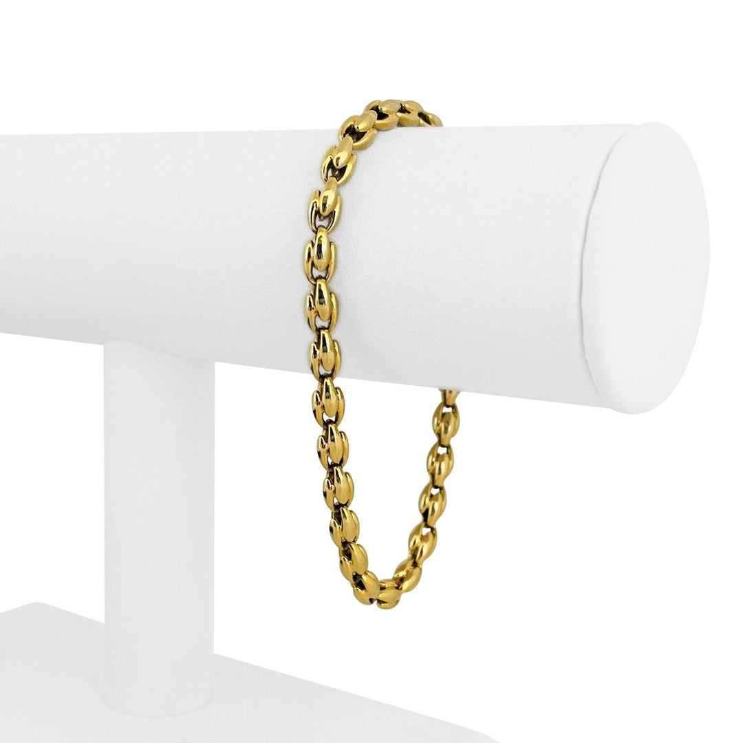Chimento 18 Karat Yellow Gold Ladies Fancy Link Bracelet Italy