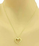 Tiffany & Co. Picasso Tenderness 18k Yellow Gold Heart Pendant Necklace 16"