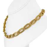14k Yellow Gold 35.9g Ladies 9mm Fancy Braided Knot Mesh Necklace 18"