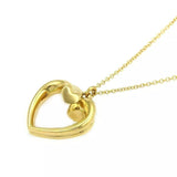 Tiffany & Co. Picasso Tenderness 18k Yellow Gold Heart Pendant Necklace 16"