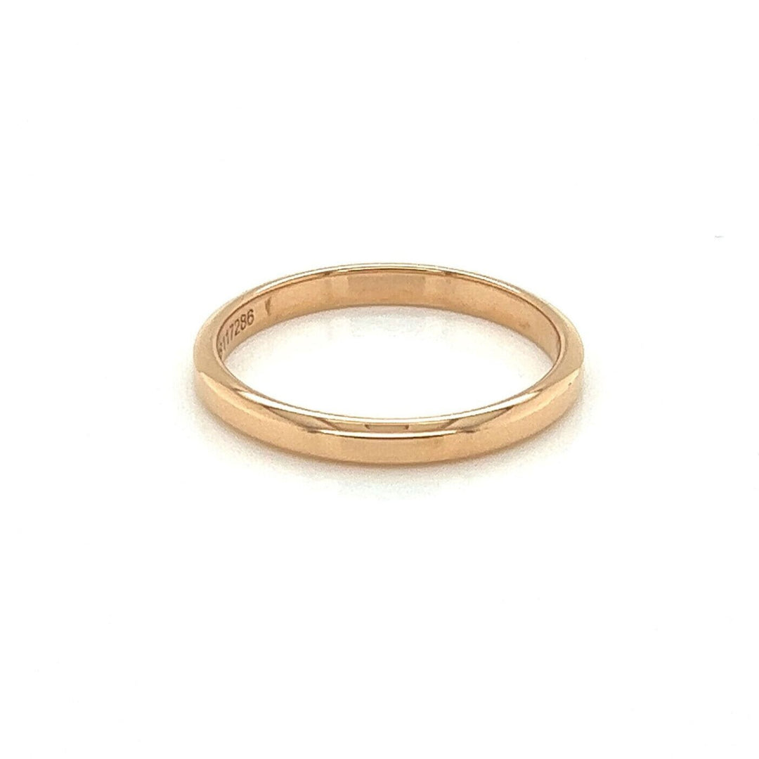 Van Cleef & Arpels Toujours 18k Rose Gold Band Ring Size 7