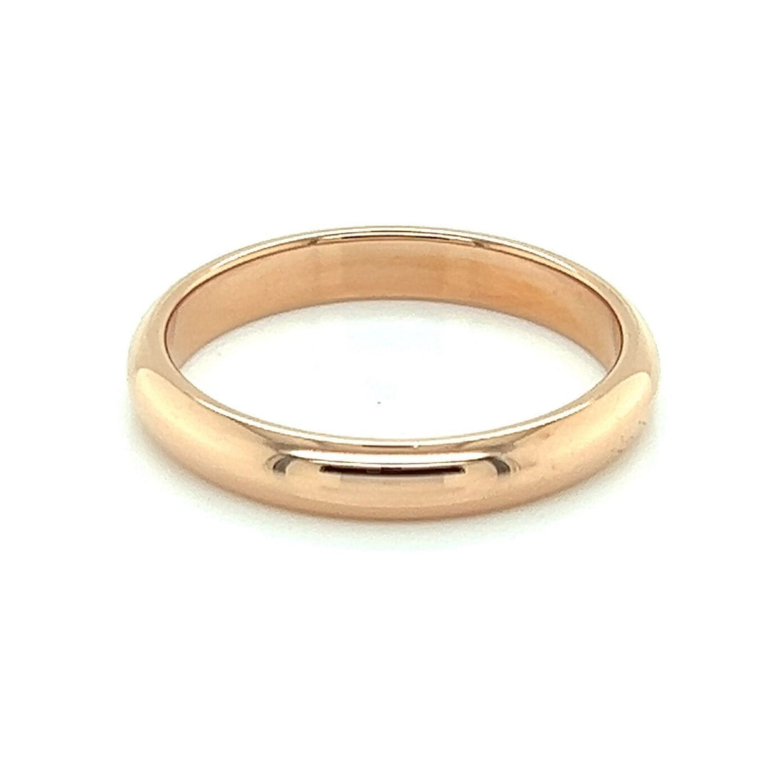 Cartier 18k Rose Gold 1895 Collection 3.5mm Band Ring Size 9
