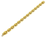 Tiffany & Co. Signature 18k Yellow Gold X Link Bracelet 7.25"
