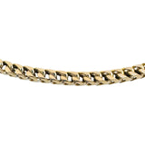 10k Yellow Gold 59.3g Solid Long 3.5mm Squared Franco Link Chain Necklace 30"