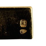 19k Portuguese Yellow Gold 11.9g Ladies 5.5mm Fancy Link Beaded Bracelet 7"