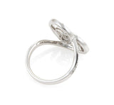 Louis Vuitton Idylle Blossom 18k White Gold and Diamond Monogram Ring Size 7