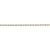 14k Yellow Gold 8.4g Thin Flat 3mm Curb Link Chain Necklace 20.5"