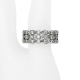 Tiffany & Co. Platinum and 1.6ctw Diamond Jazz Band Ring Size 6.25