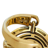 Bvlgari 18k Yellow Gold Astrale Cerchi Ring Italy Size 6
