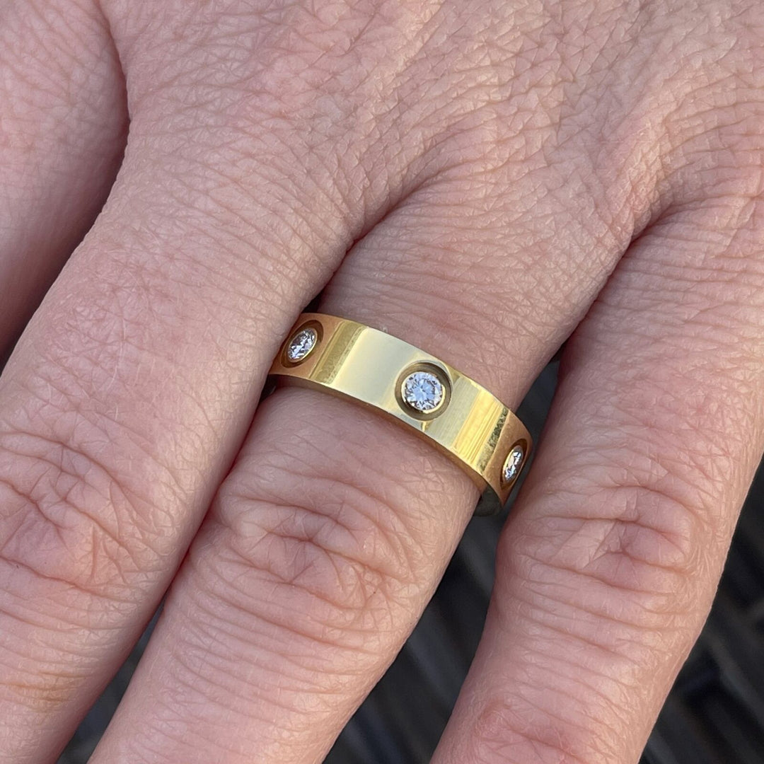 Cartier 6 diamond love ring Clearance